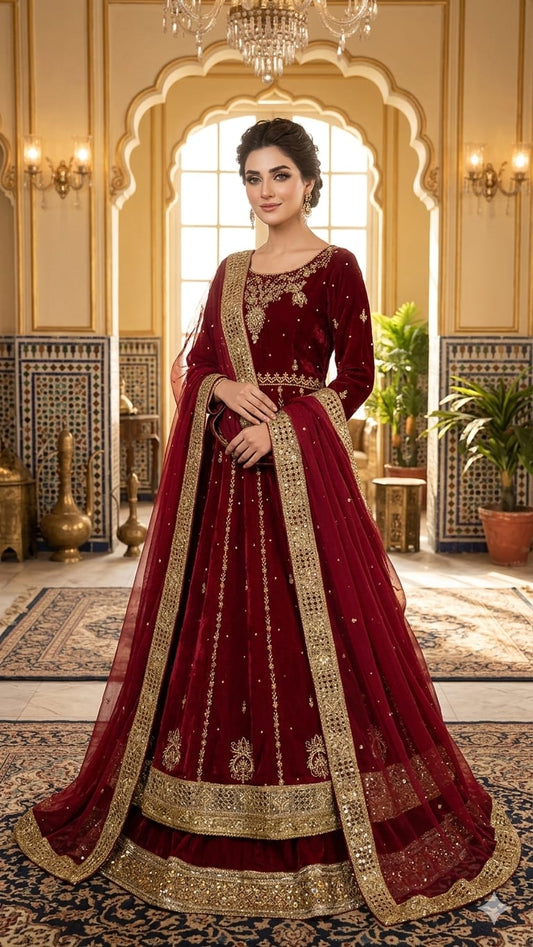 Crimson Zareen Royale